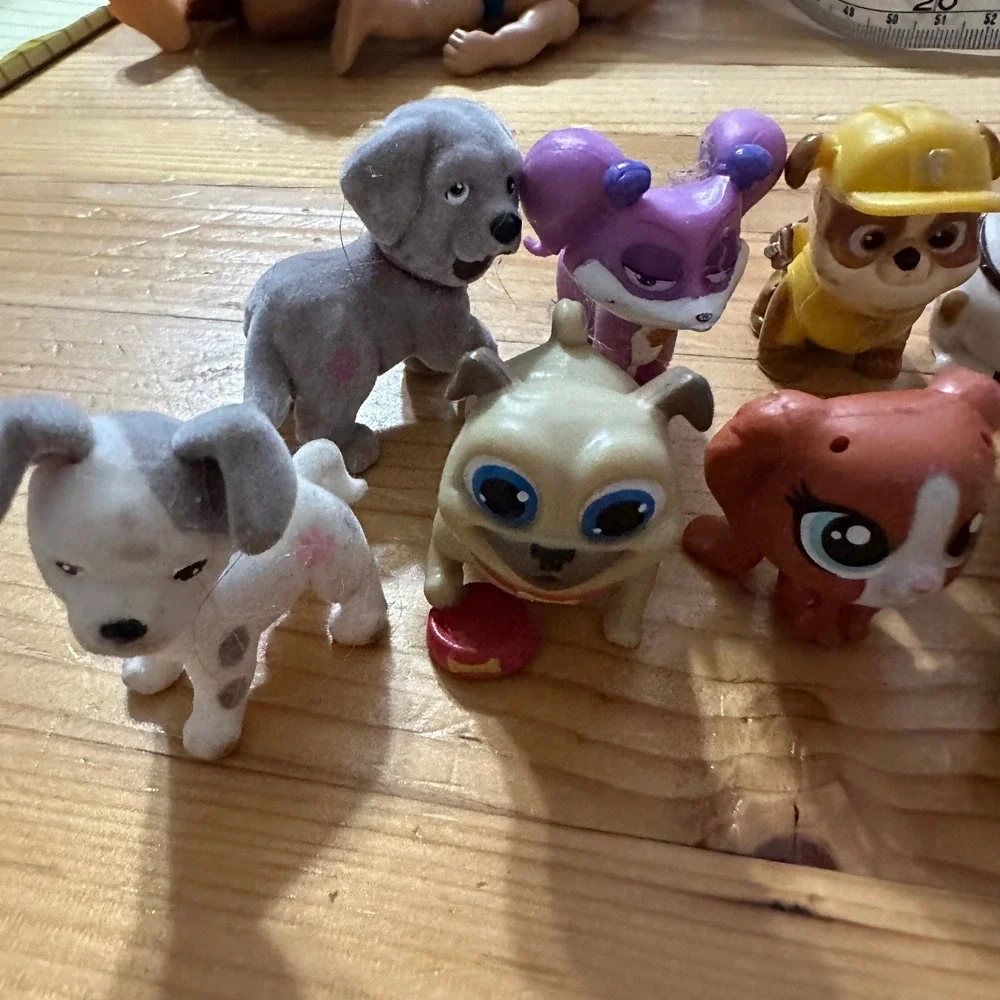 Mixed Lot Puppy Dog Pals PAW Patrol Figurines Cake Toppers 9pc Set